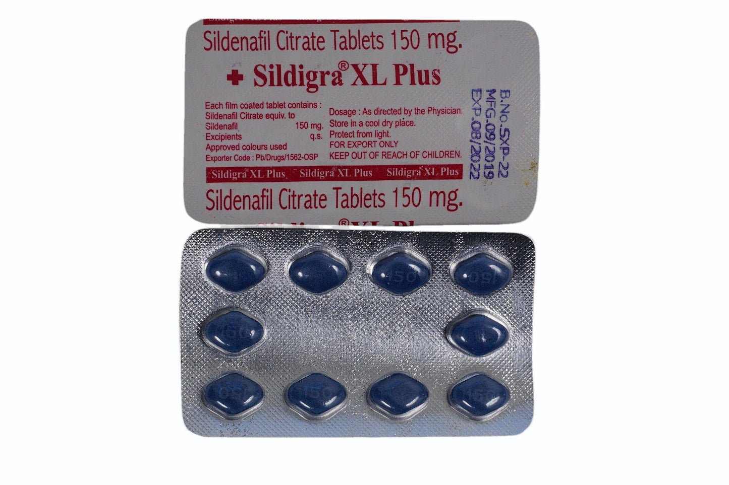 Sildigra XL Plus 150mg N10